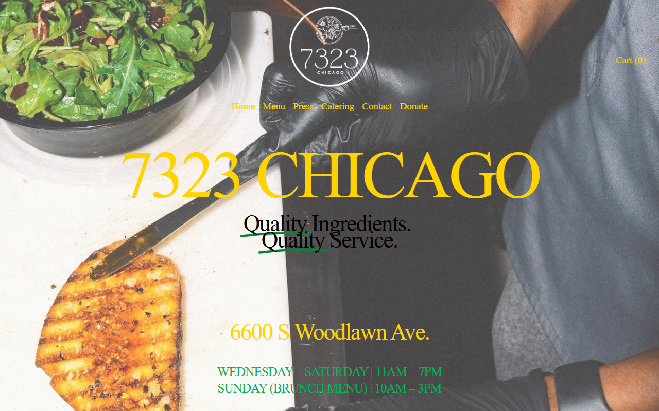 7323chicago.com screenshot