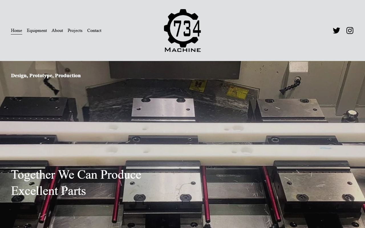 734machine.com screenshot