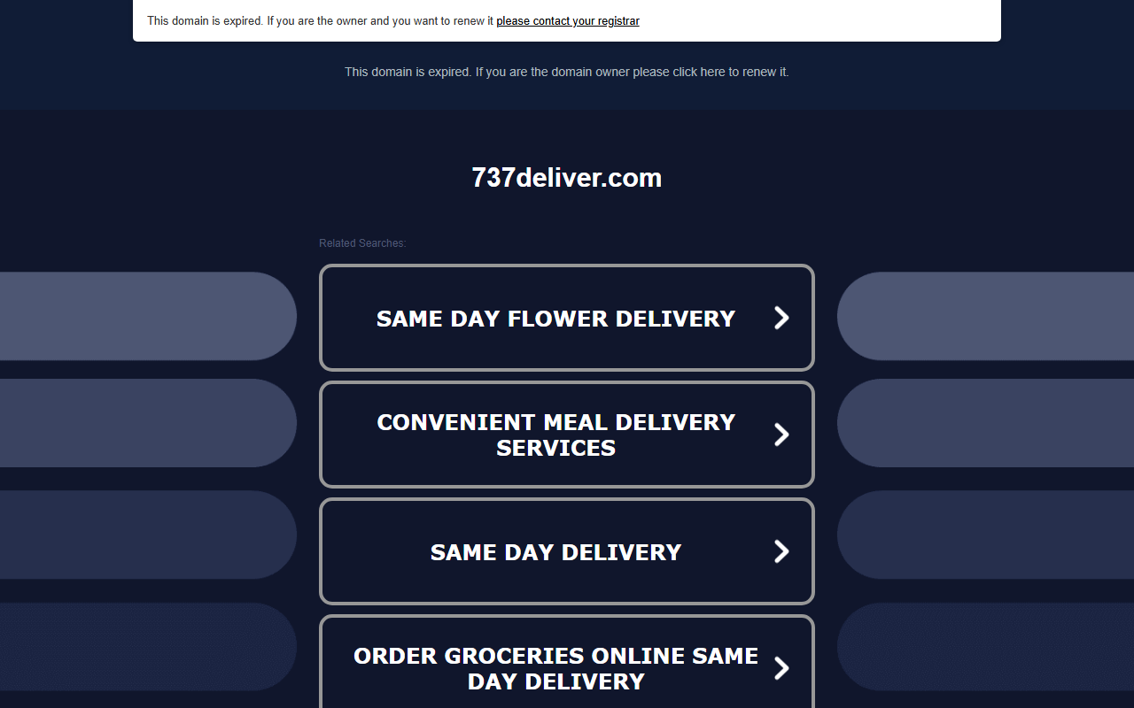 737deliver.com screenshot