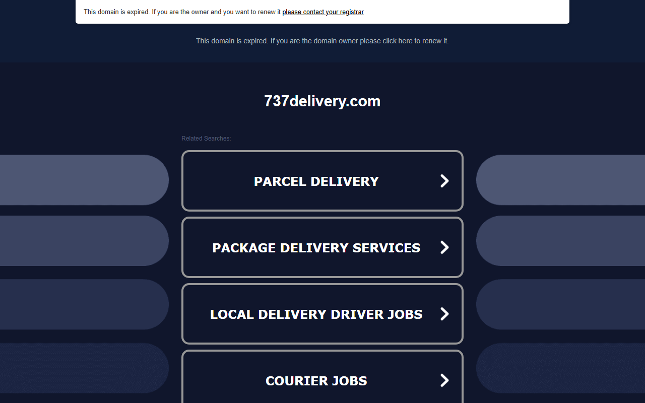 737delivery.com screenshot