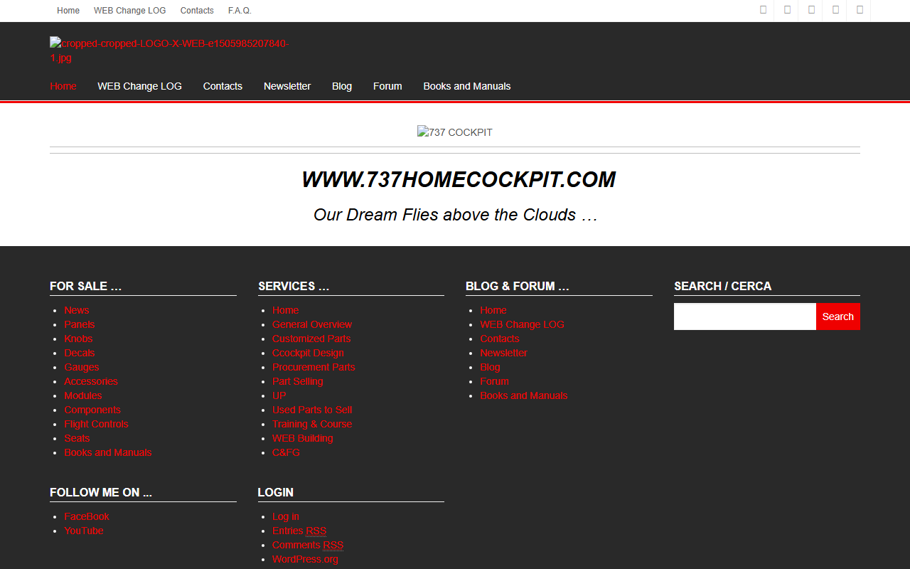 737homecockpit.com screenshot