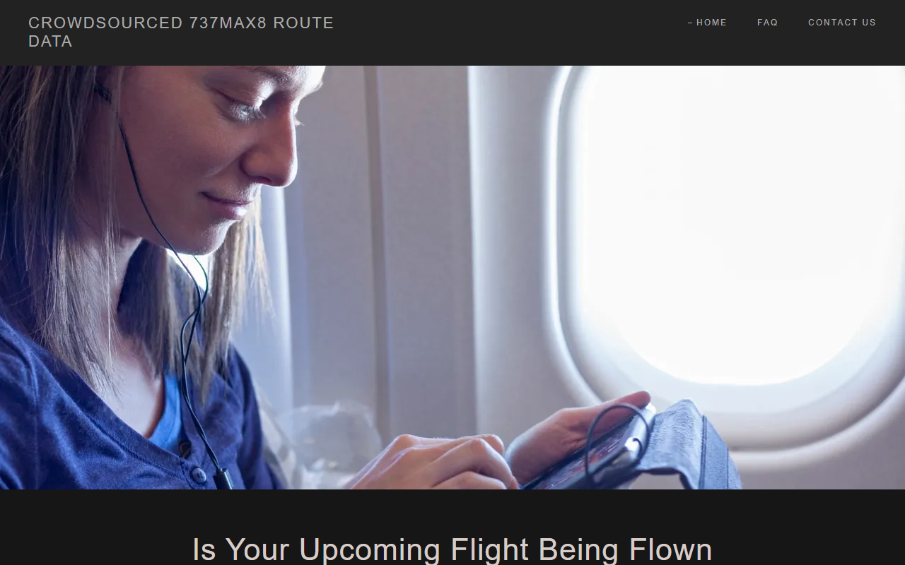 737max8routes.com screenshot