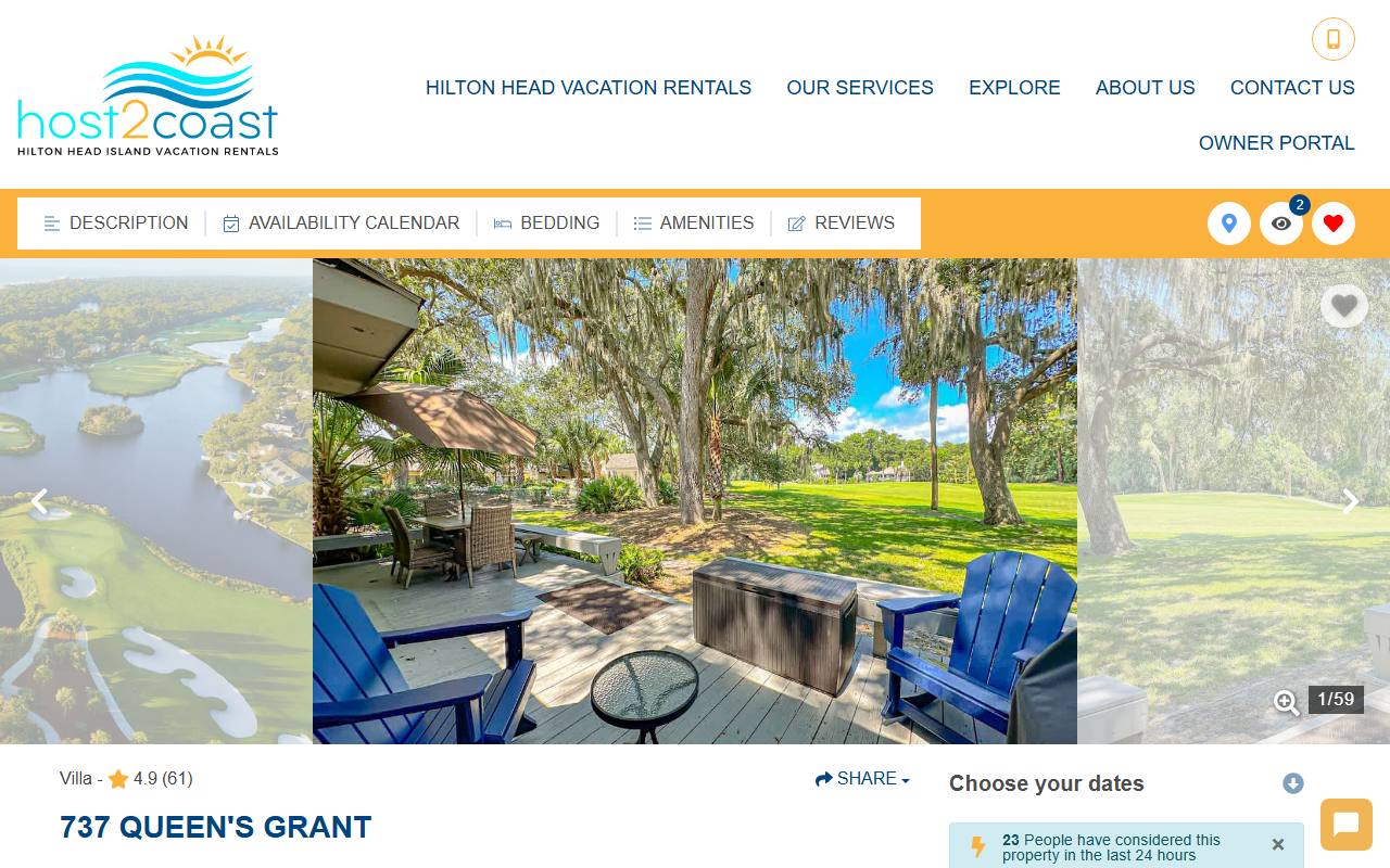 737queensgrant.com screenshot