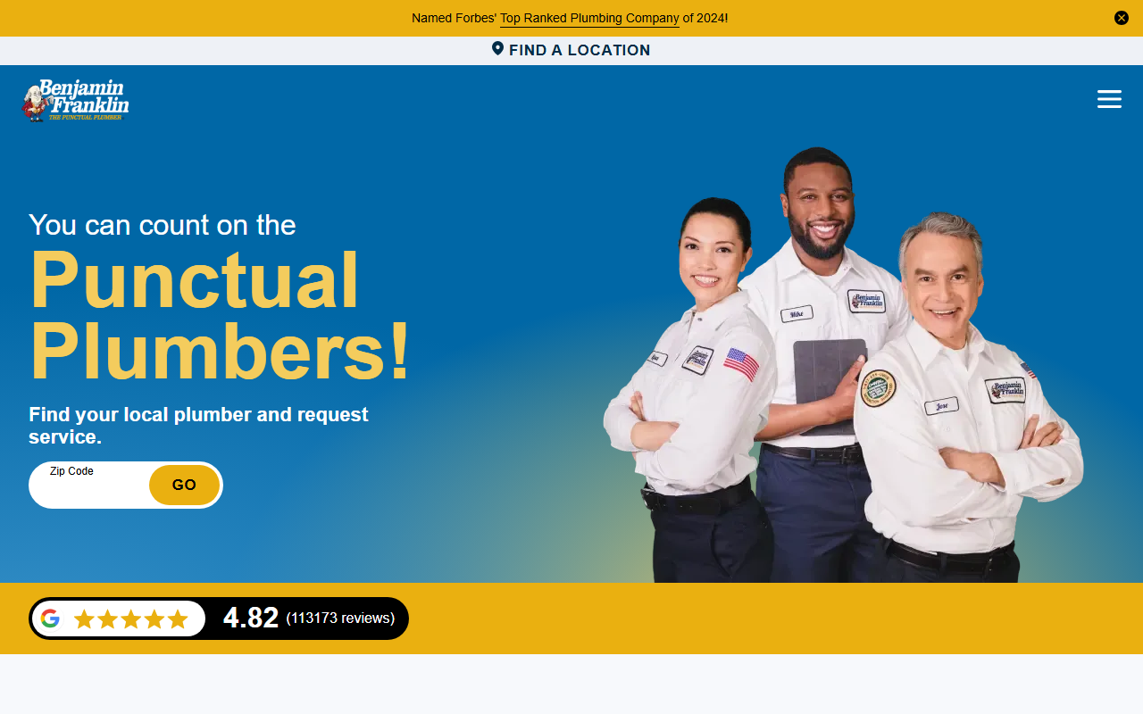 740plumbing.com screenshot