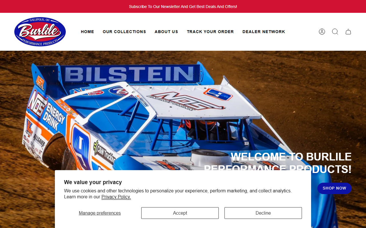 740racegas.com screenshot