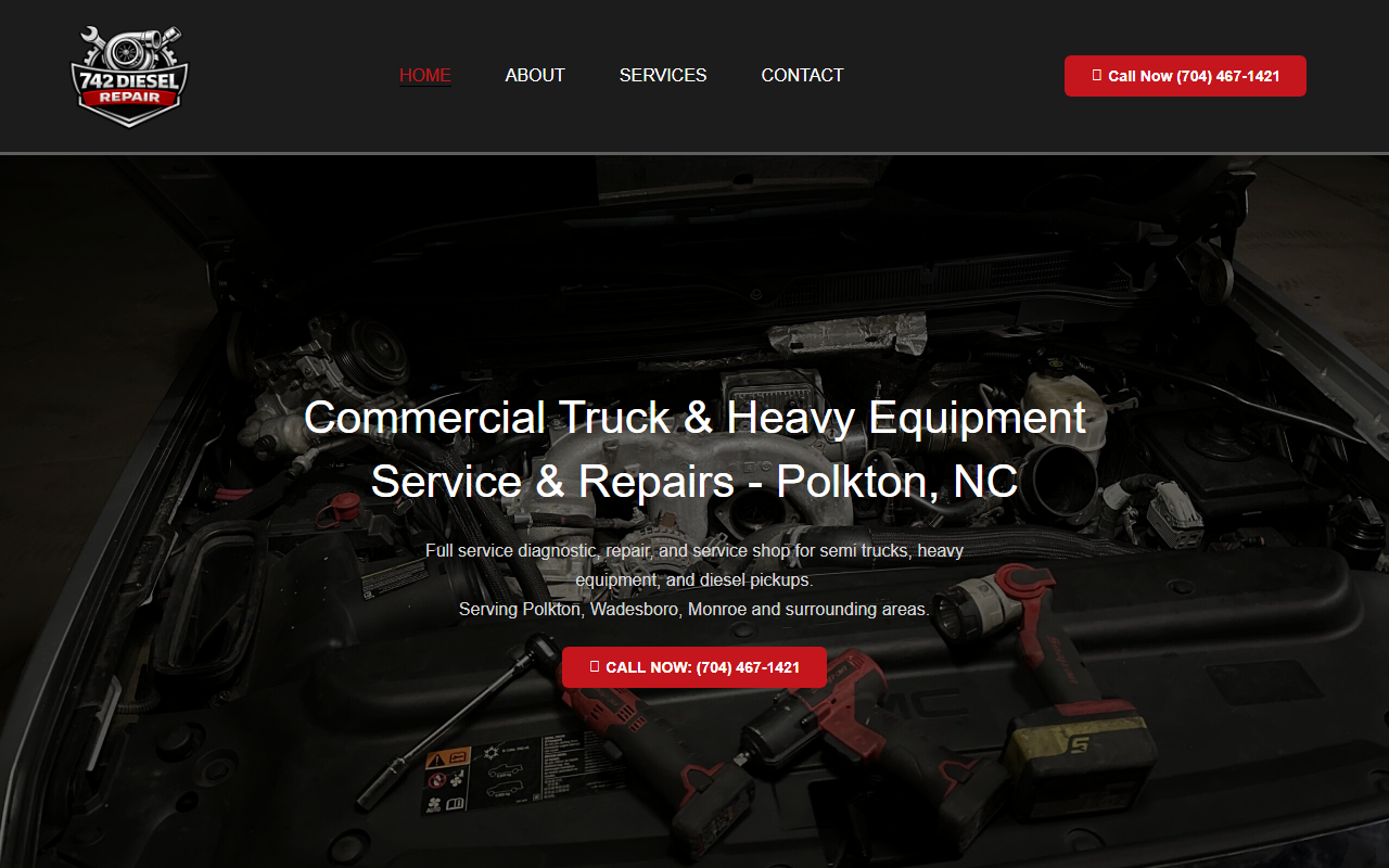 742dieselrepair.com screenshot