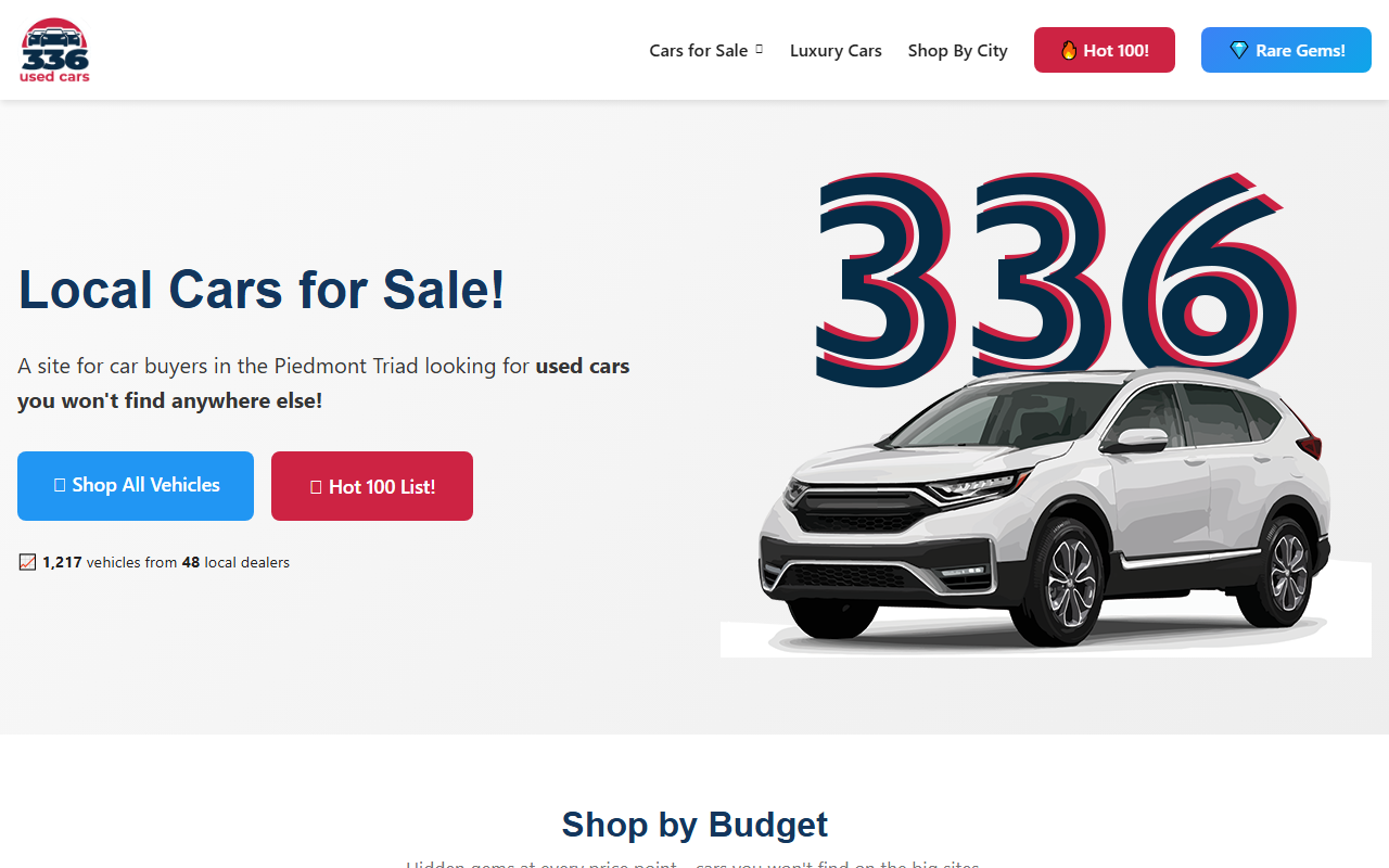 743usedcars.com screenshot