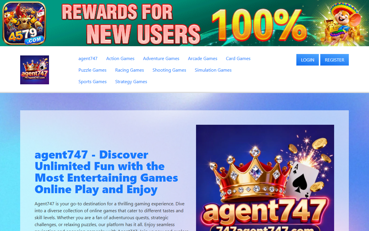 747agent747.com screenshot