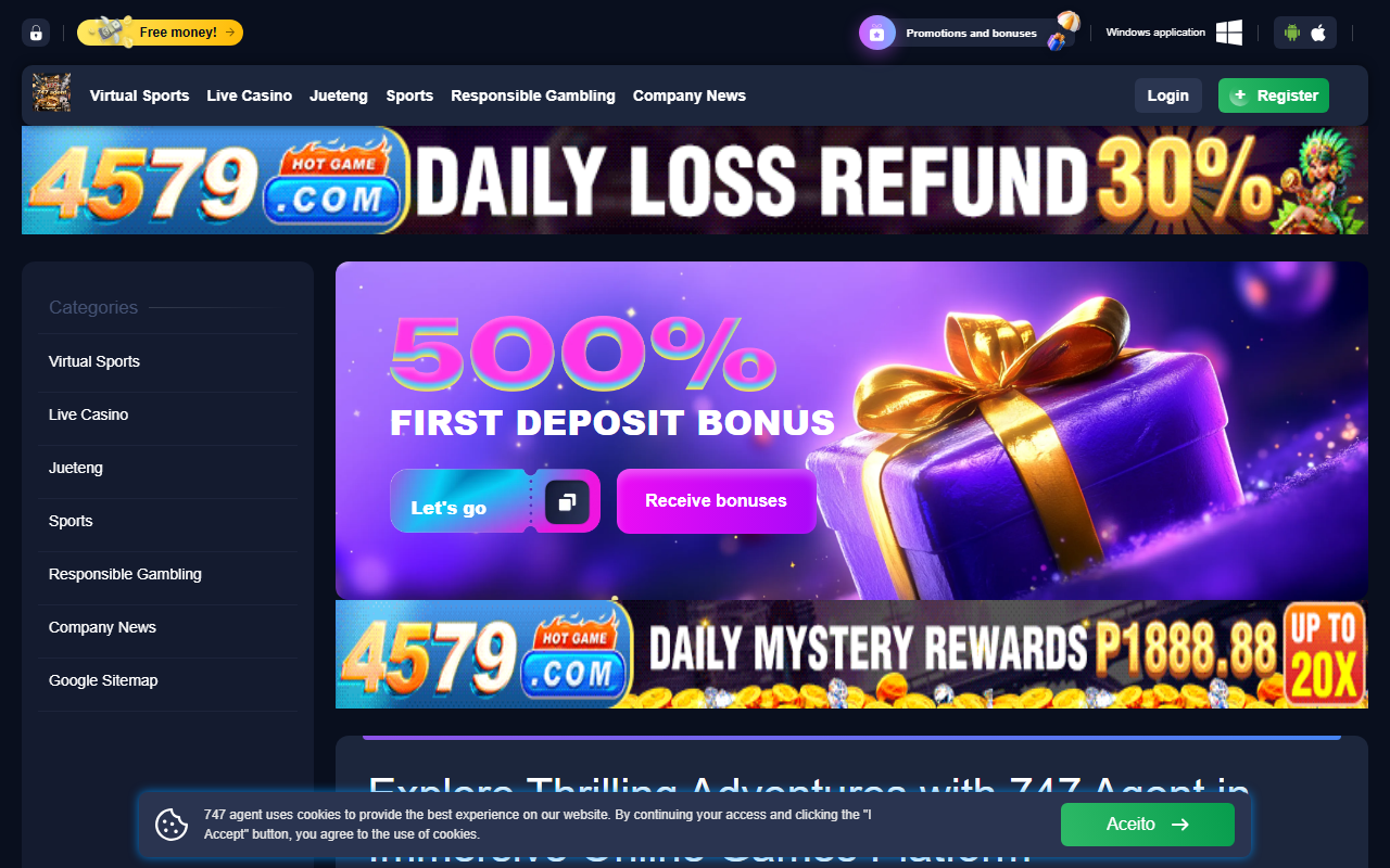 747agentph.com screenshot