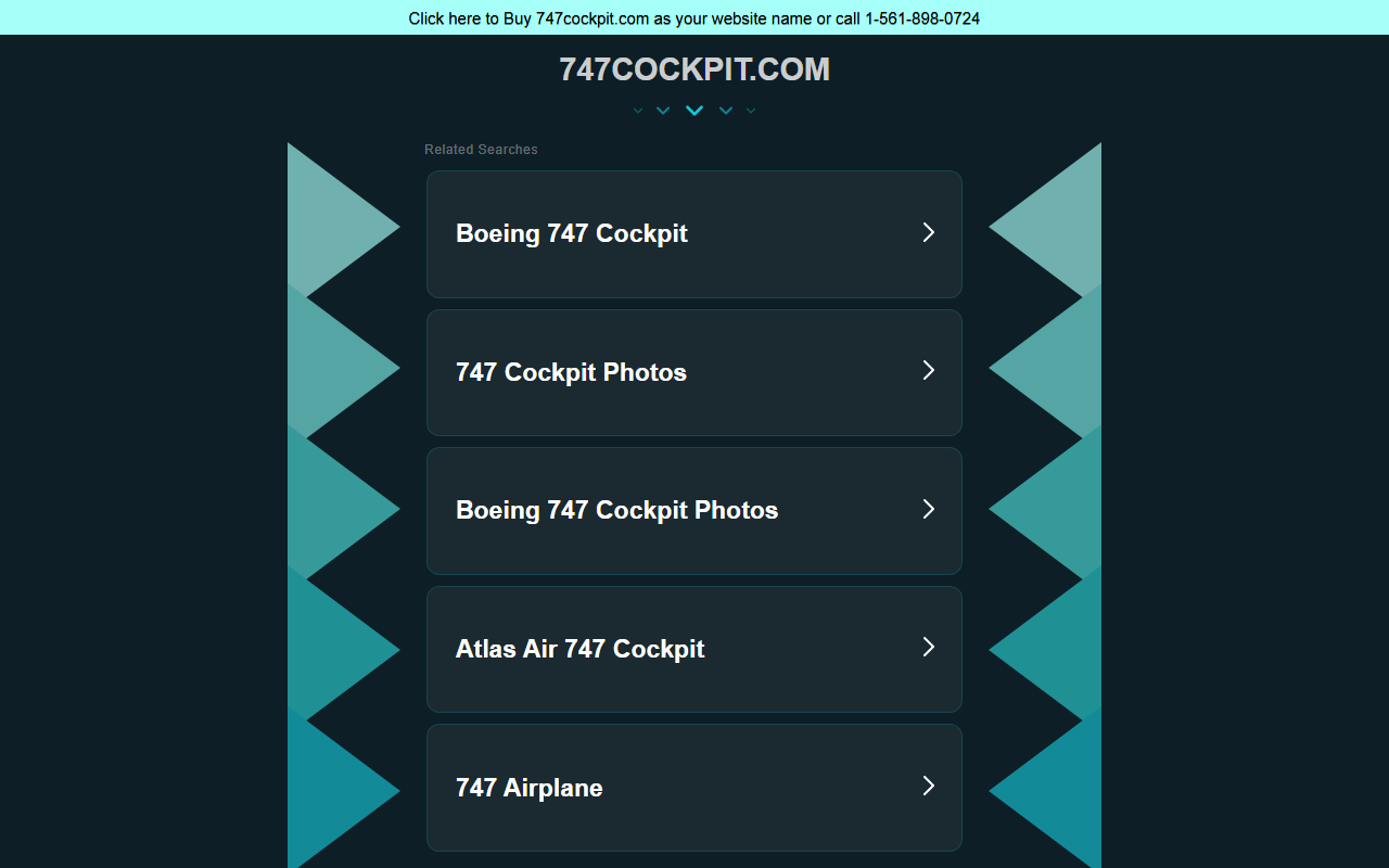 747cockpit.com screenshot