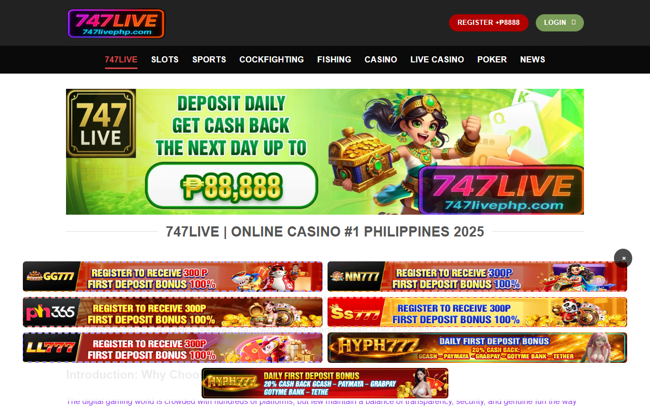 747livephp.com screenshot