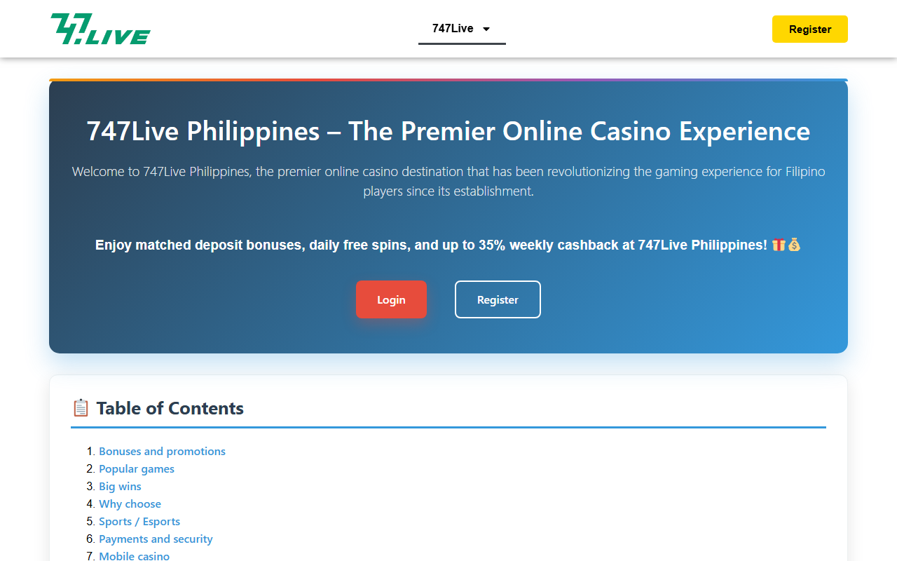 747livewinph.com screenshot