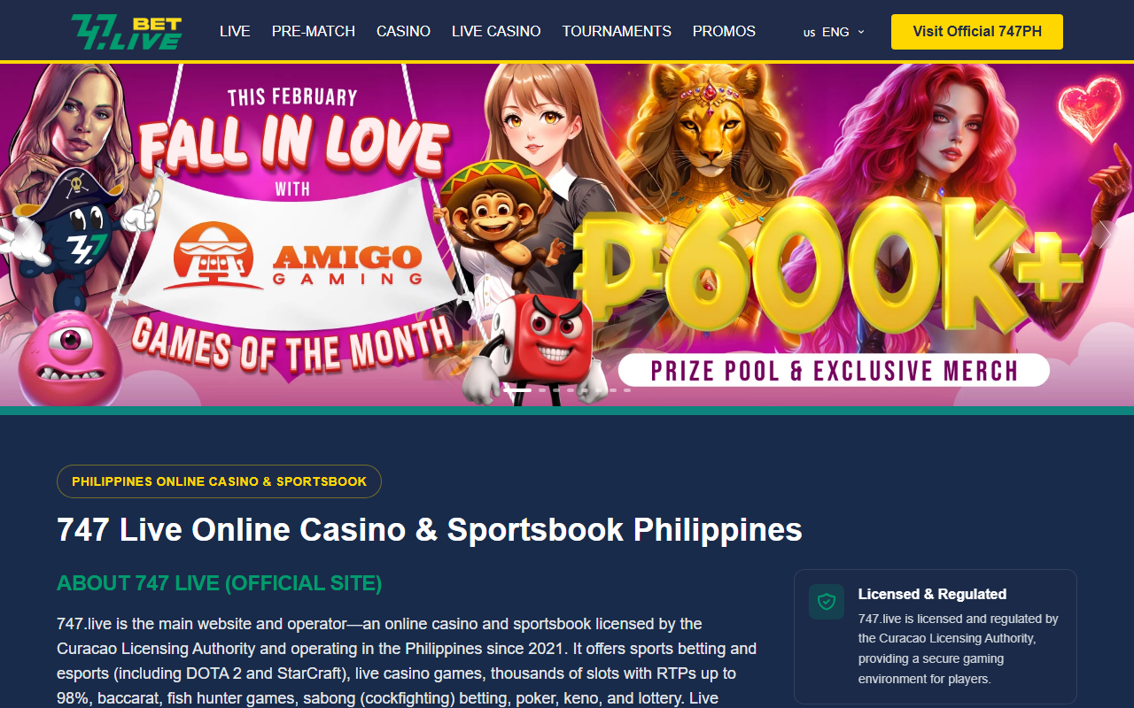 747phonline.com screenshot