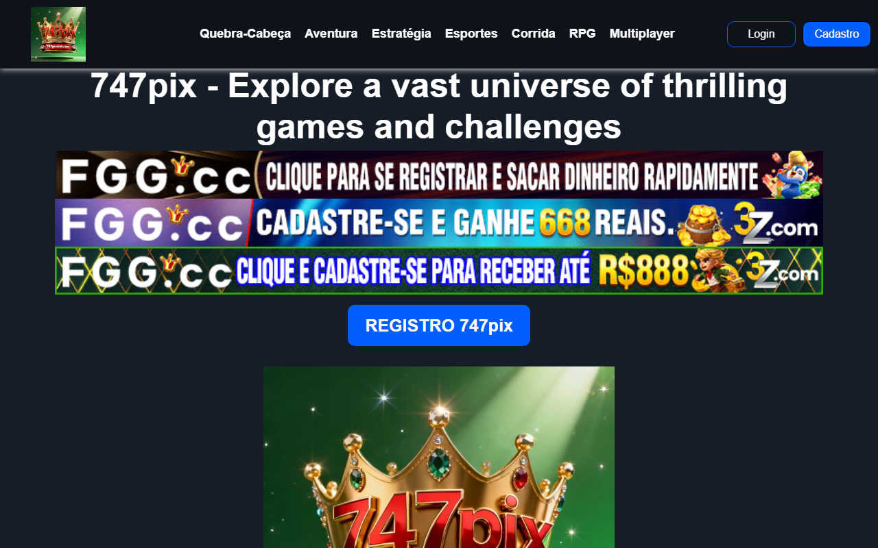 747pixslot.com screenshot