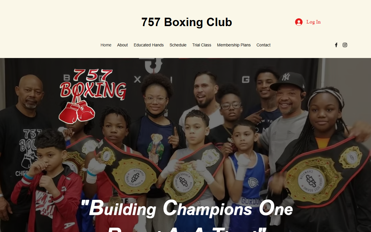 757boxingclub.com screenshot
