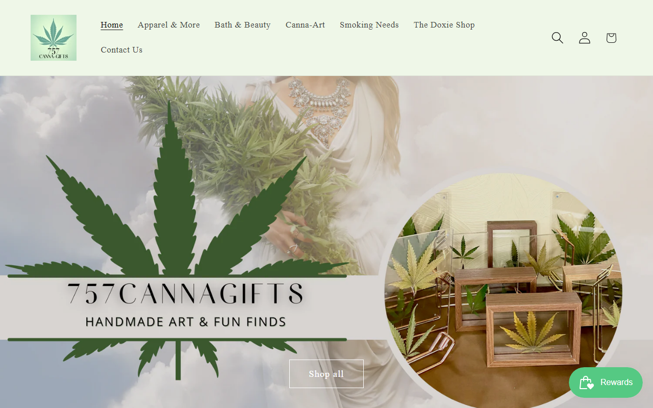 757cannagifts.com screenshot
