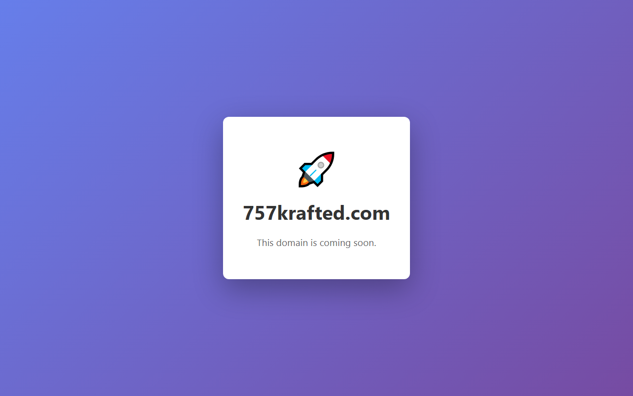 757krafted.com screenshot