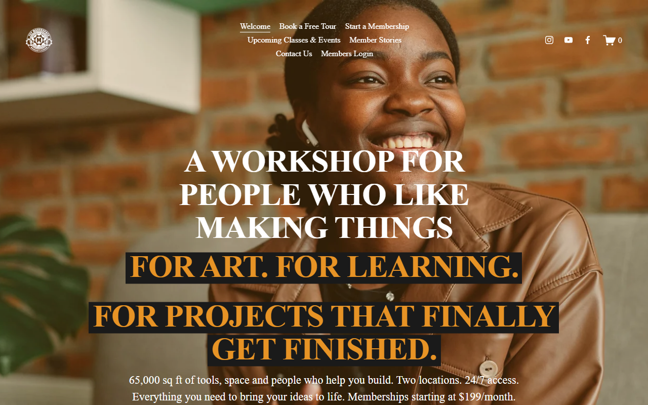 757makerspace.com screenshot