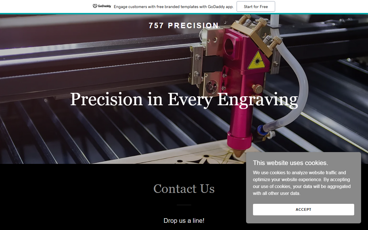 757precision.com screenshot