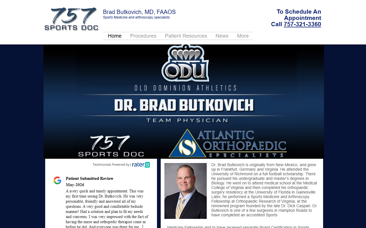 757sportsdoc.com screenshot