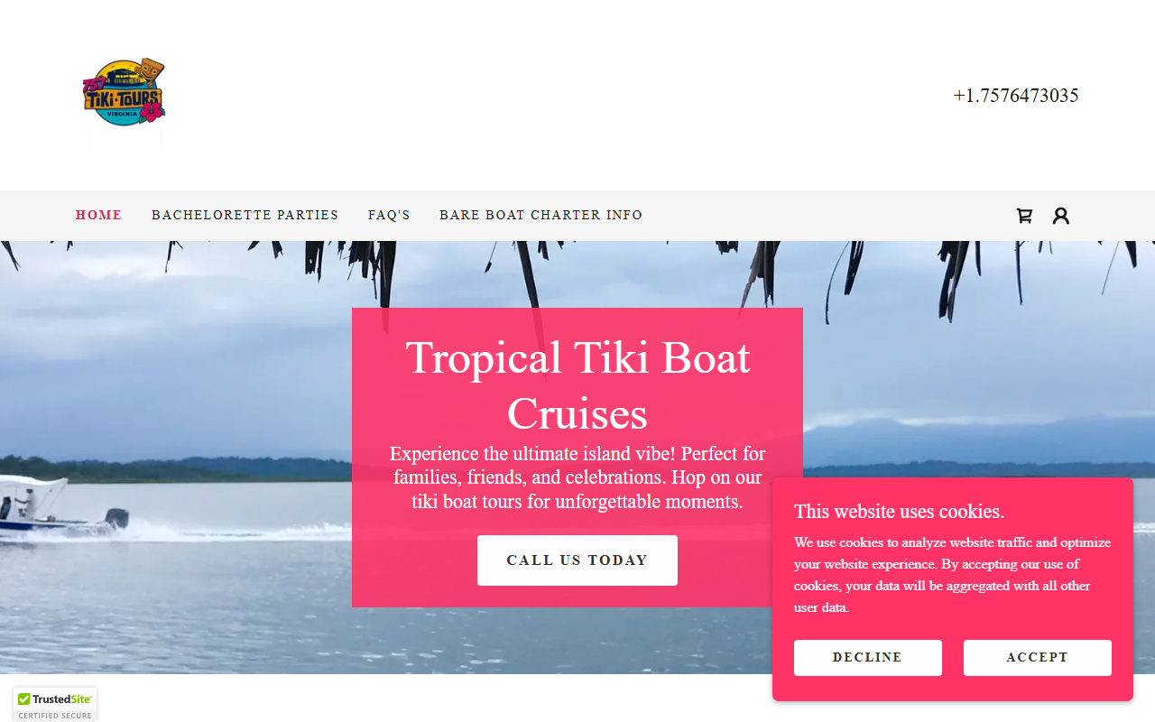 757tikiboattours.com screenshot