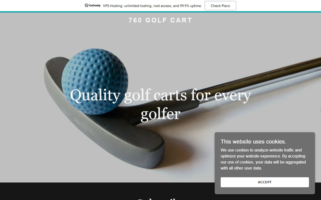 760golfcart.com screenshot