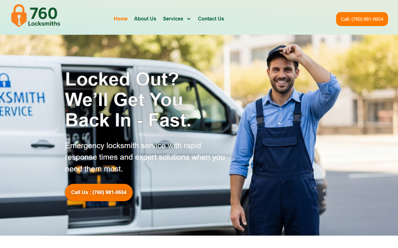 760locksmiths.com screenshot