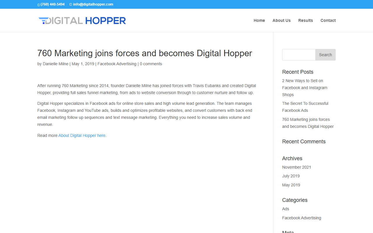 760marketing.com screenshot