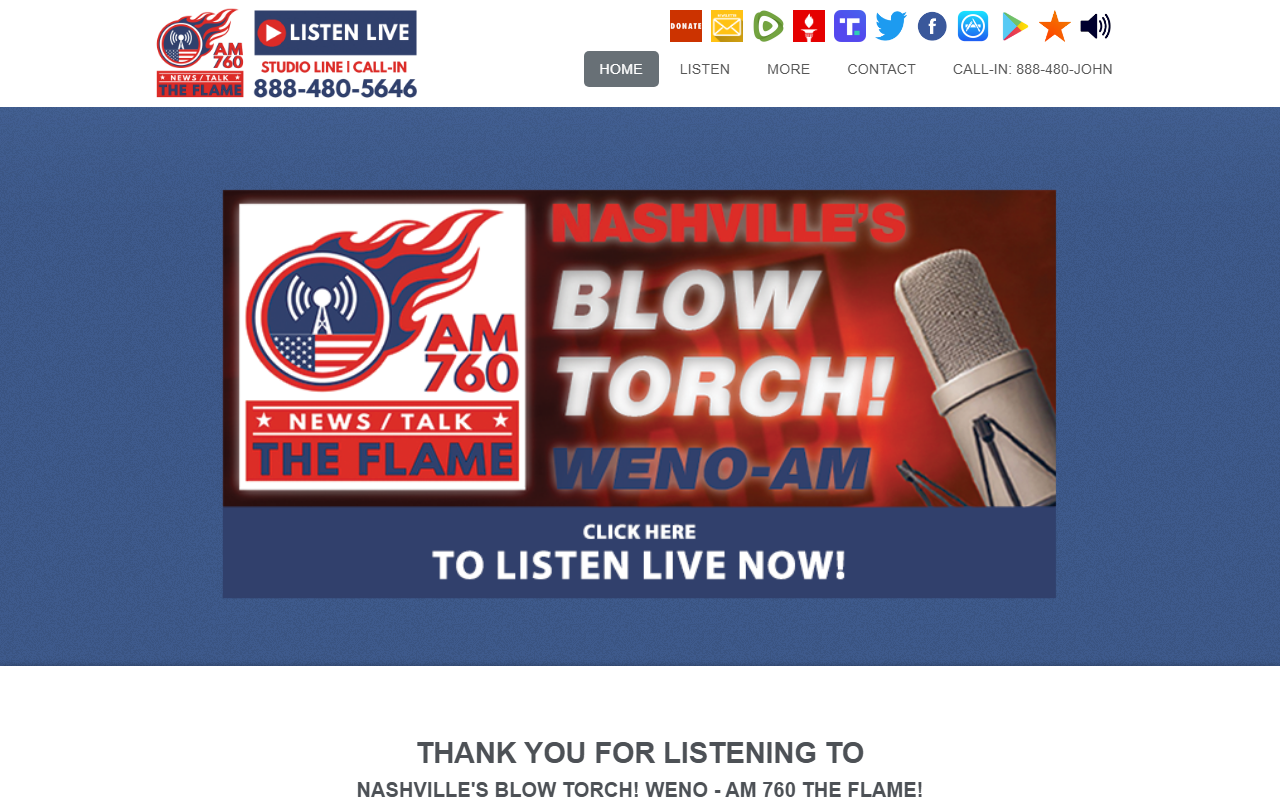 760theflame.com screenshot