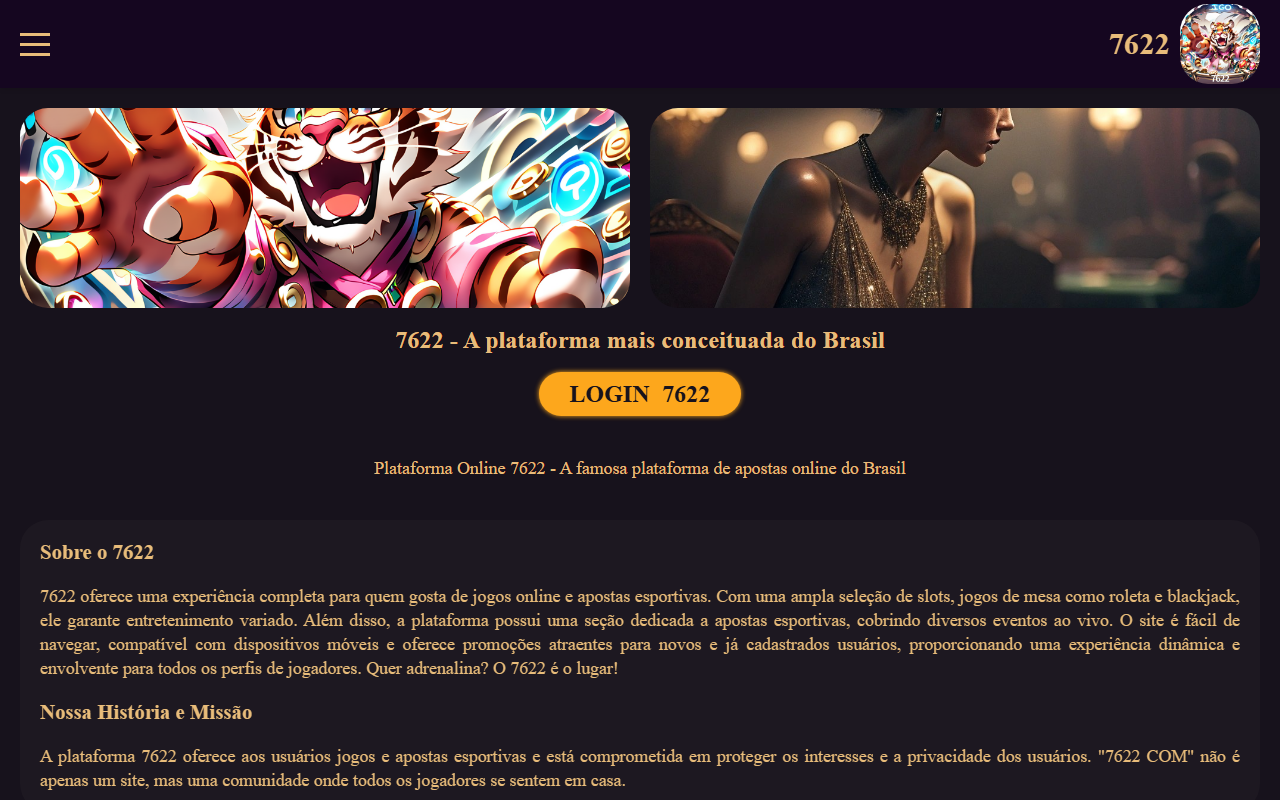 7622-cassino.com screenshot