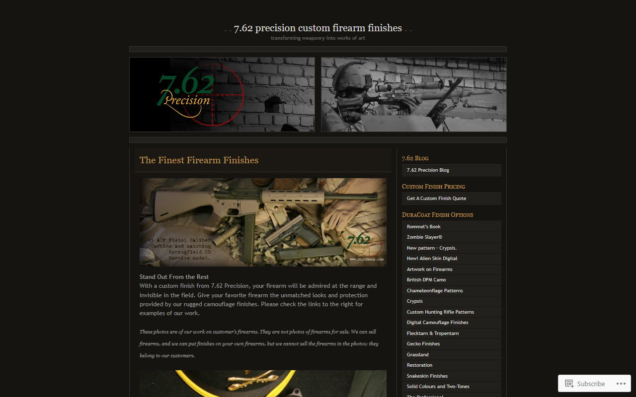 762precision.com screenshot
