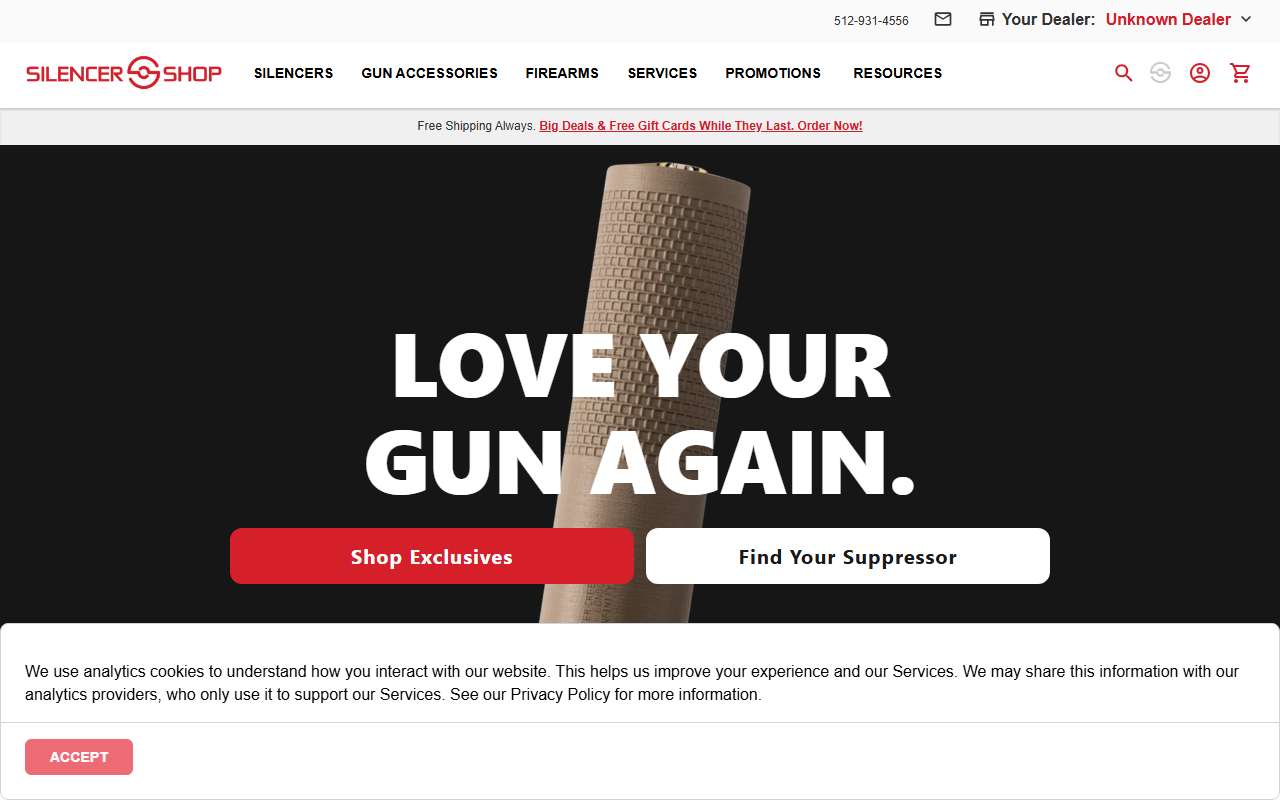 762silencer.com screenshot