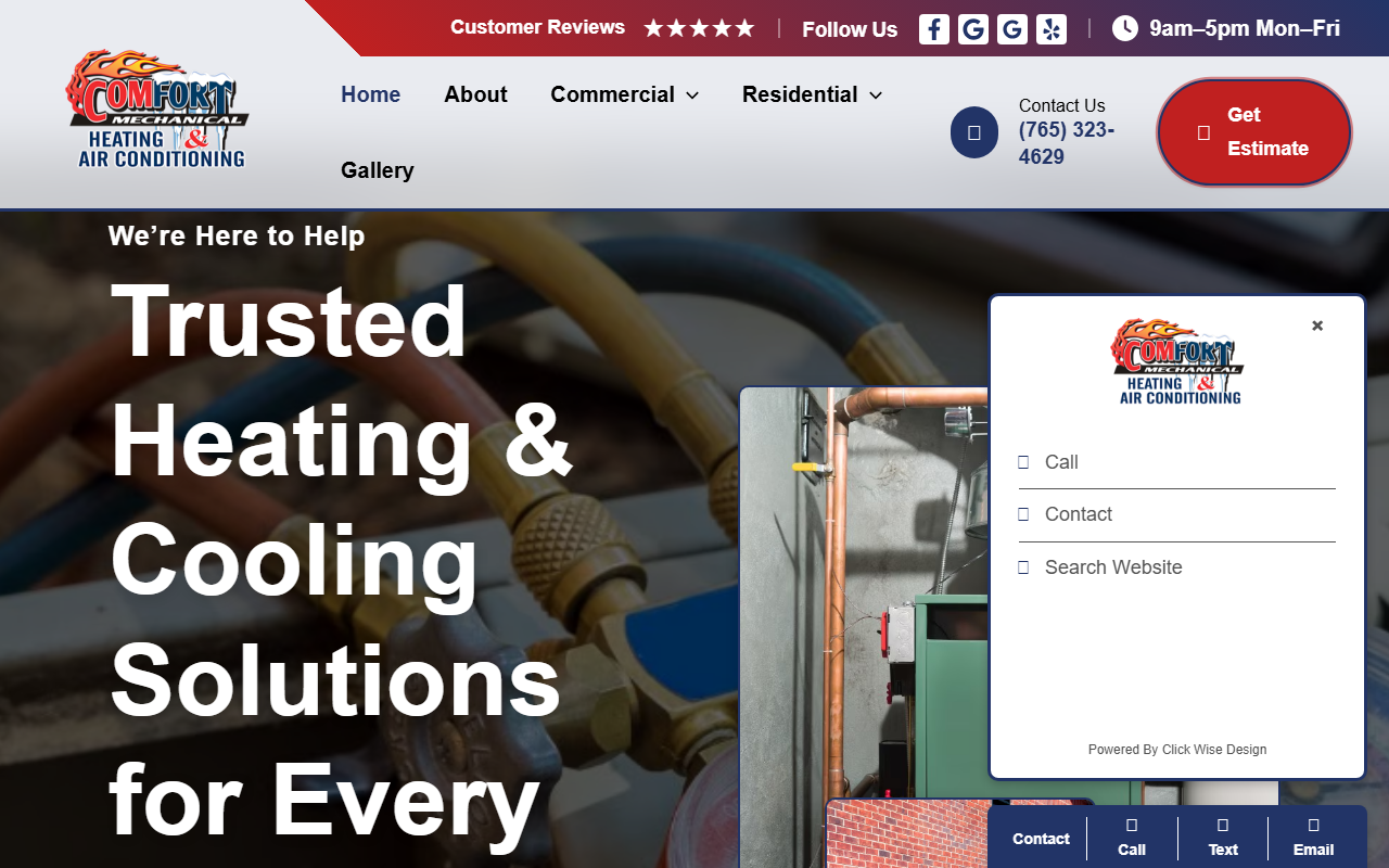 765comfort.com screenshot