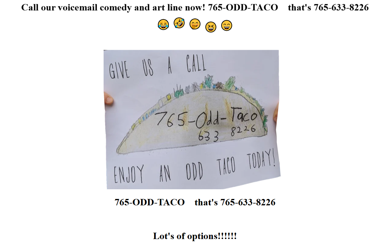 765oddtaco.com screenshot