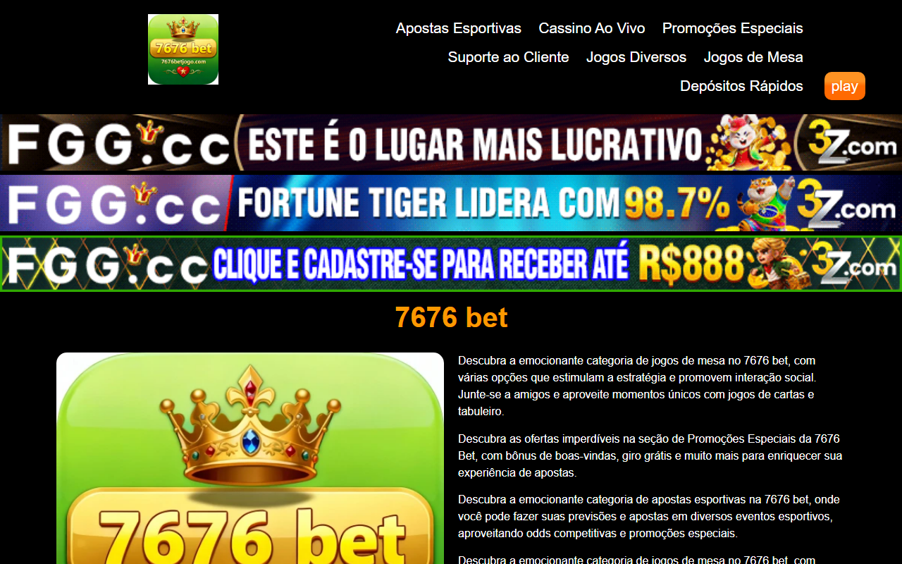 7676betjogo.com screenshot
