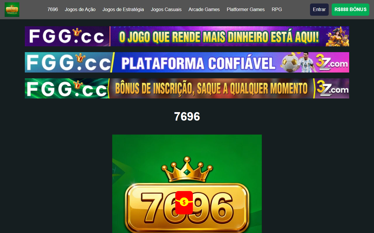 7696aposta.com screenshot