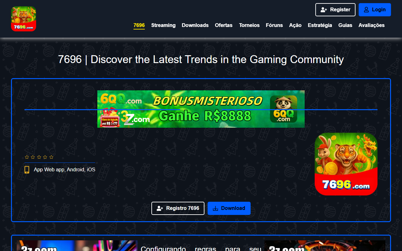 7696gaming.com screenshot