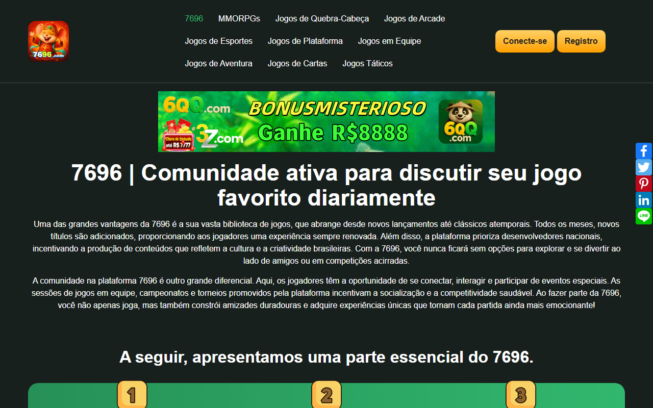 7696plataforma.com screenshot