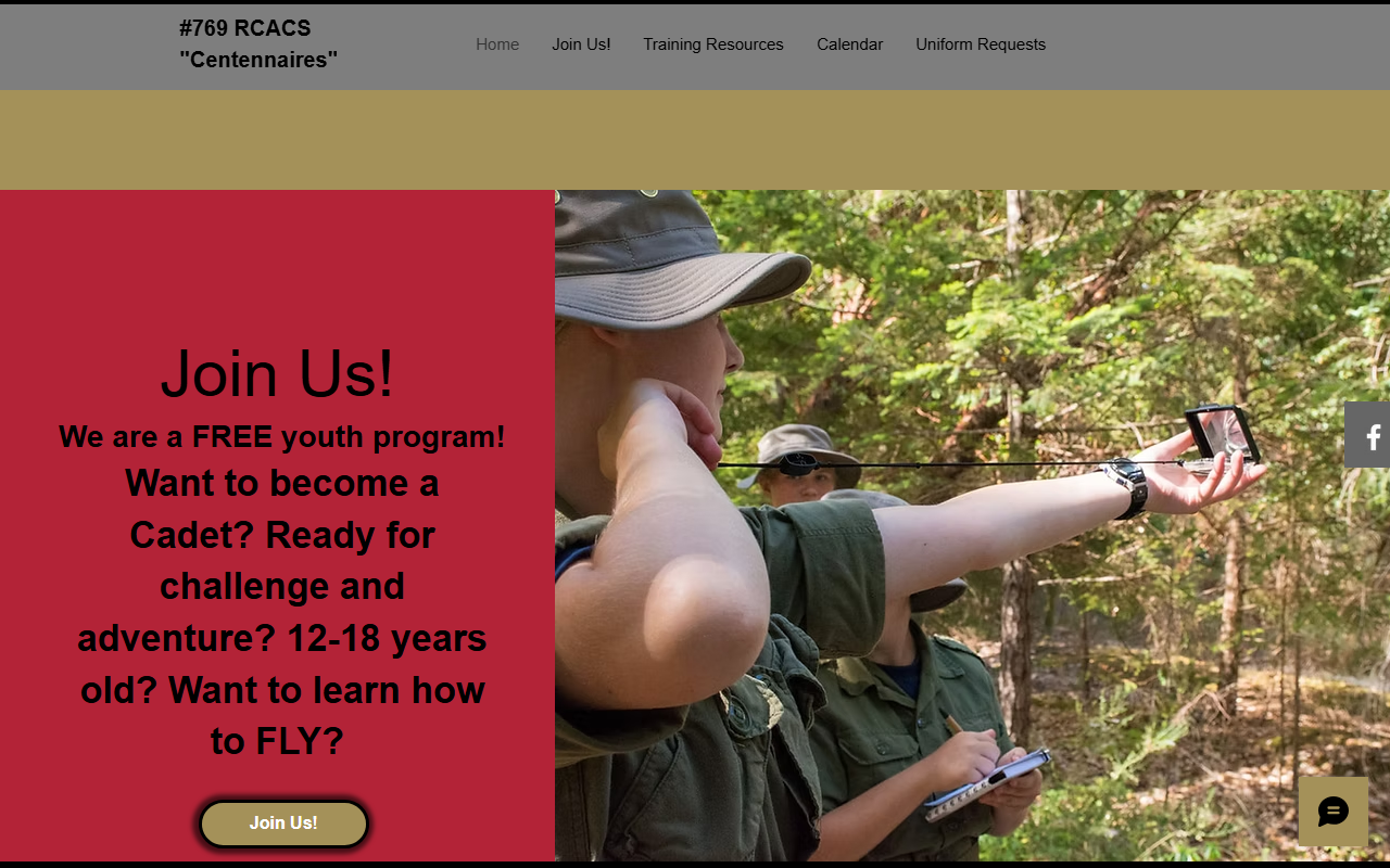 769aircadets.com screenshot