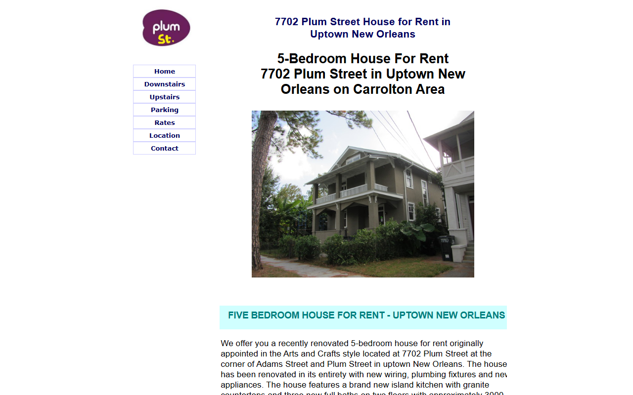7702plumstreet.com screenshot