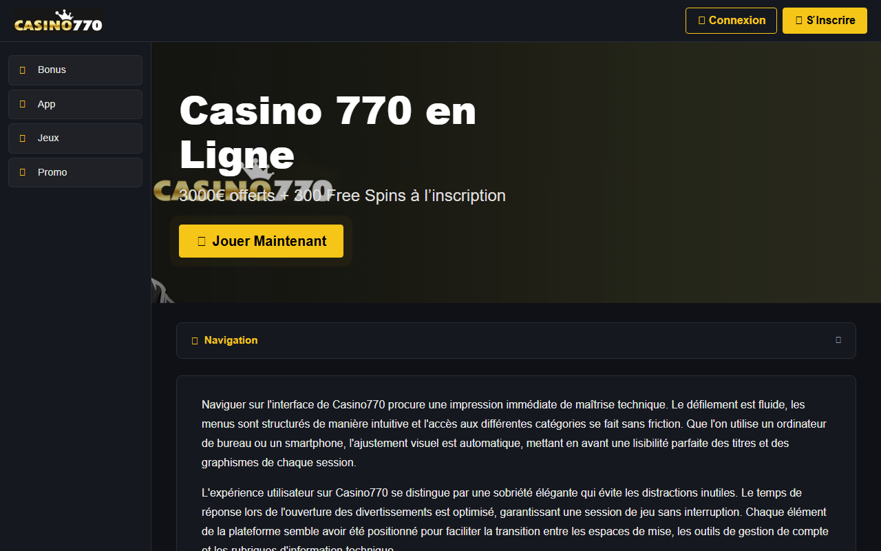 770casino770.com screenshot
