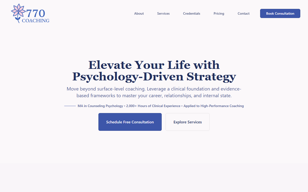 770coaching.com screenshot