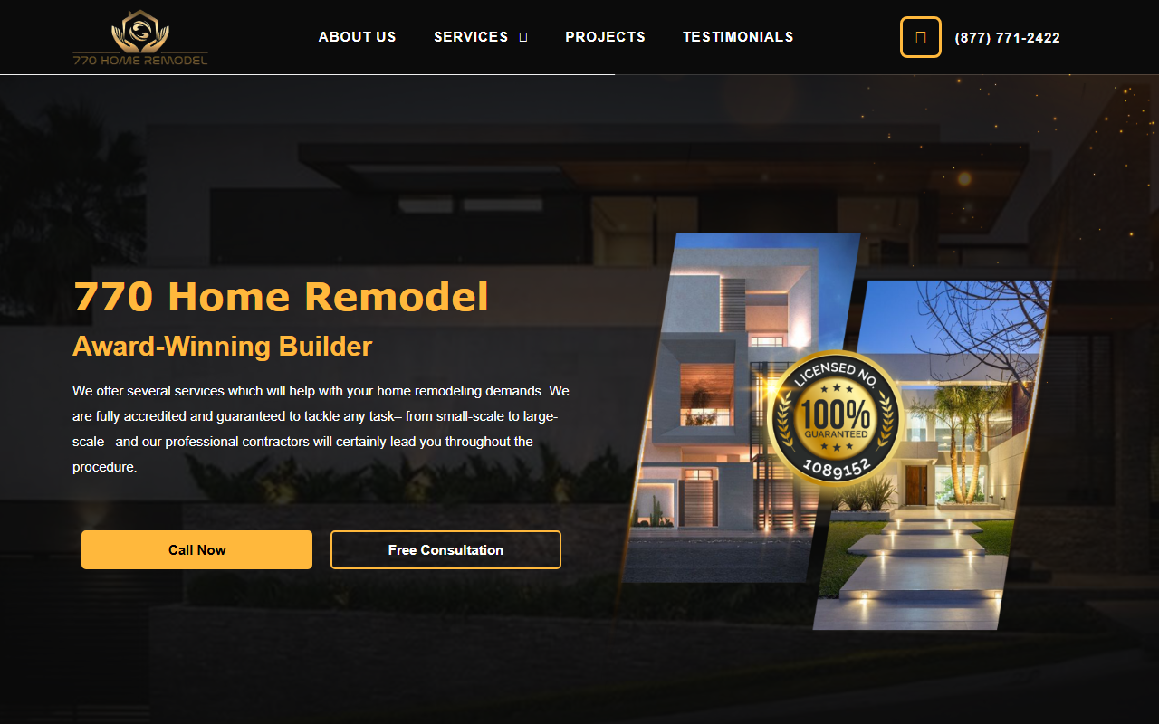 770homeremodel.com screenshot