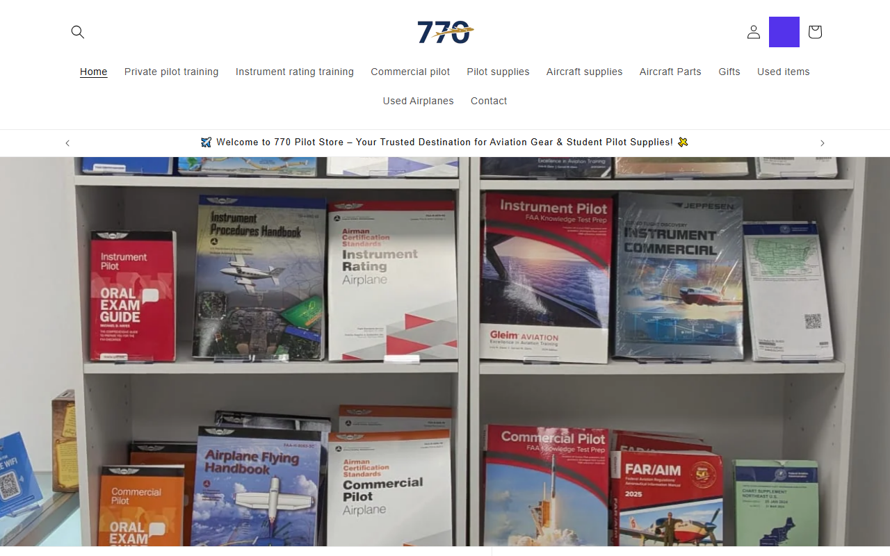 770pilotstore.com screenshot