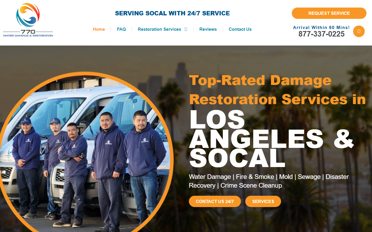 770waterdamage.com screenshot