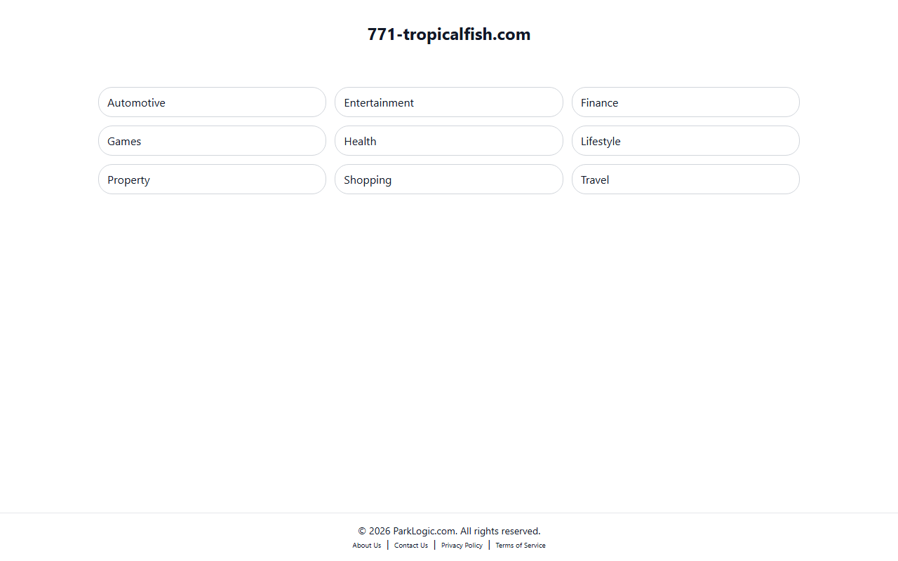 771-tropicalfish.com screenshot