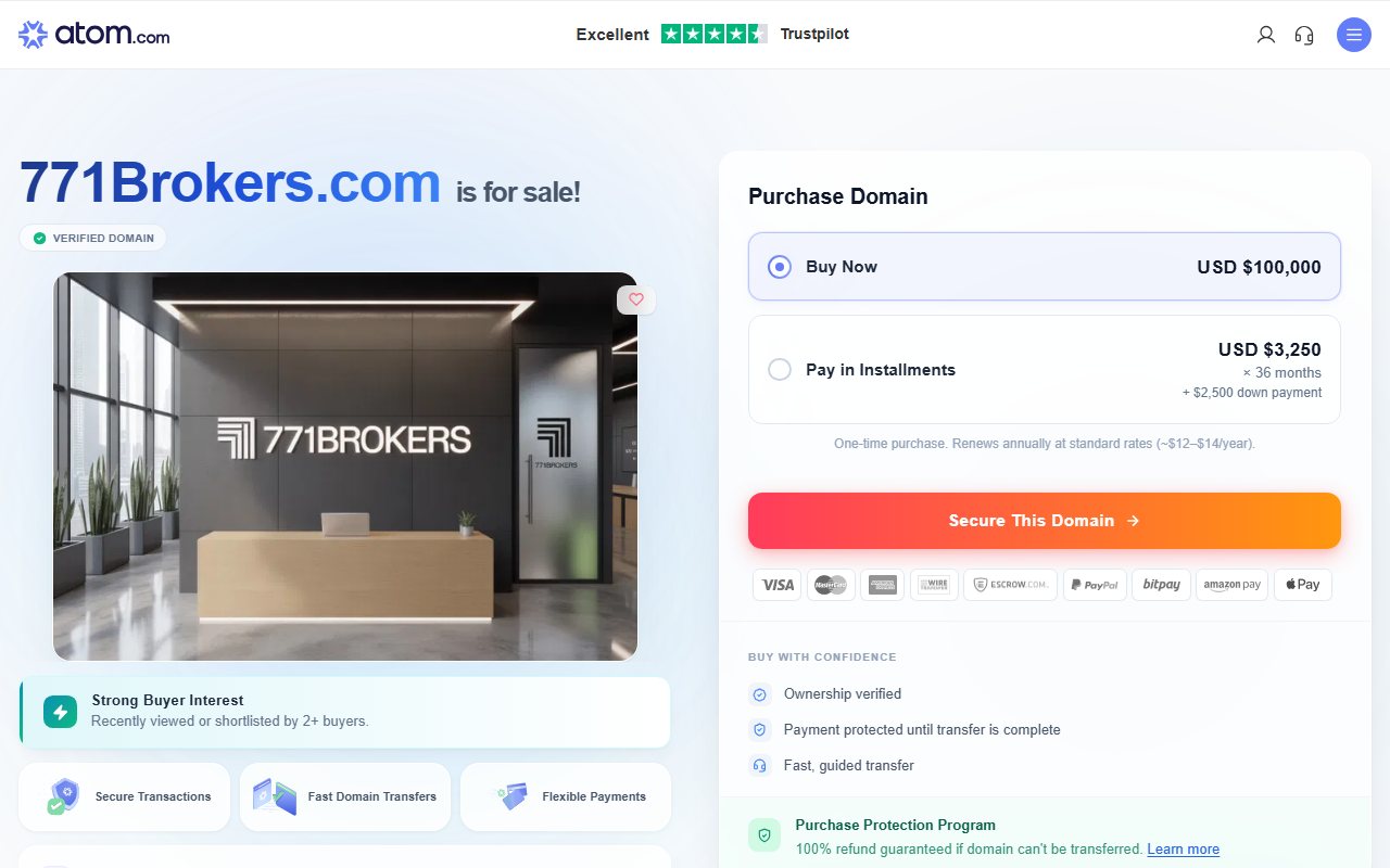 771brokers.com screenshot