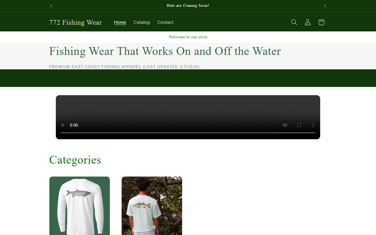 772fishingwear.com screenshot