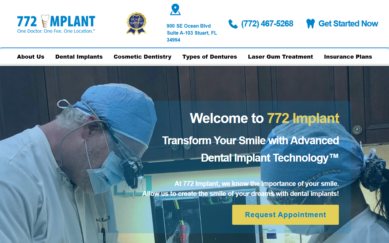 772implant.com screenshot