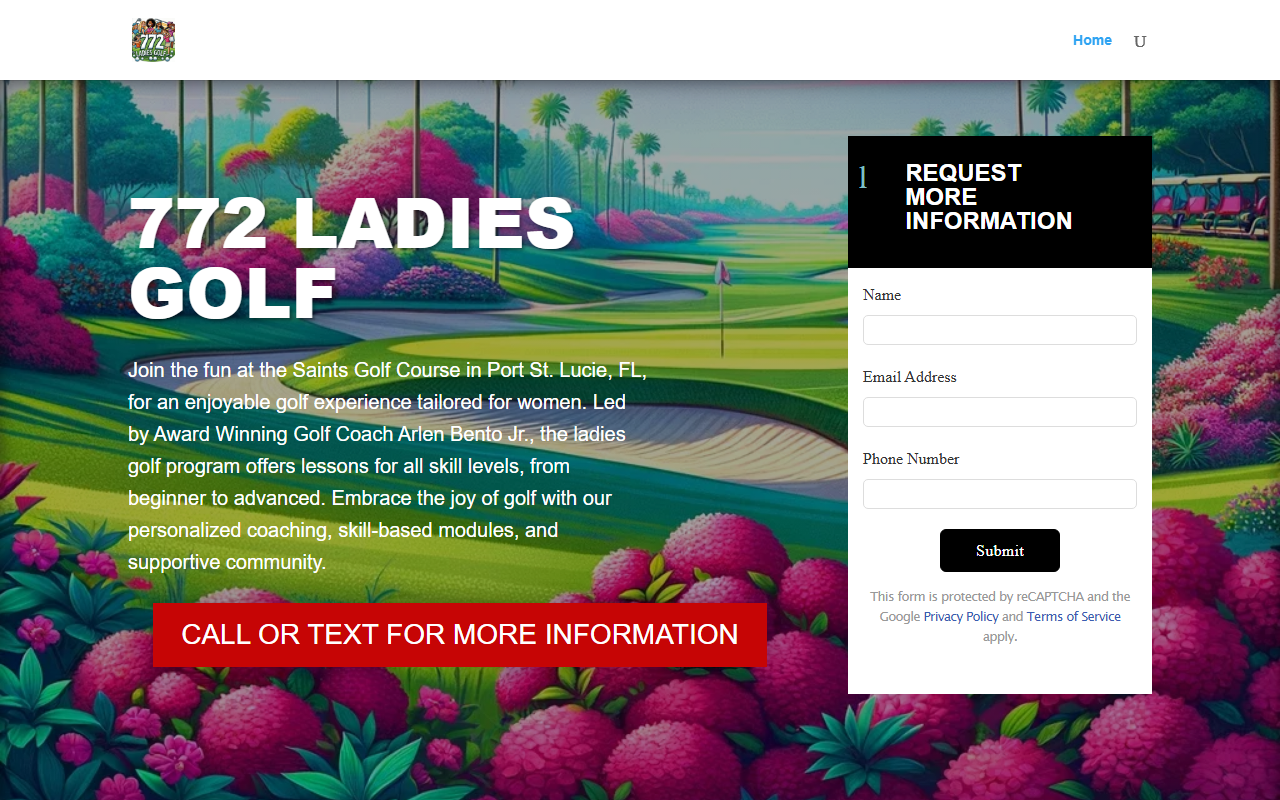 772ladiesgolf.com screenshot